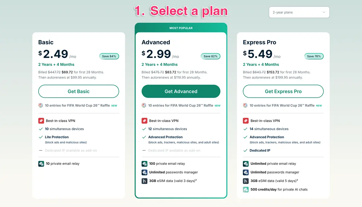 How to sign up to ExpressVPN | explanation from sign up to set up process